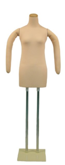 送料込】和装ボディ アーム付／軽くて持ち運びしやすい着付け練習用ボディ