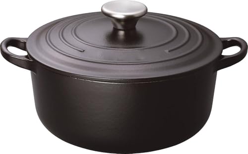 ル・クルーゼ ココット・ロンド 18cm 2101-18 [マットブラック] (鍋