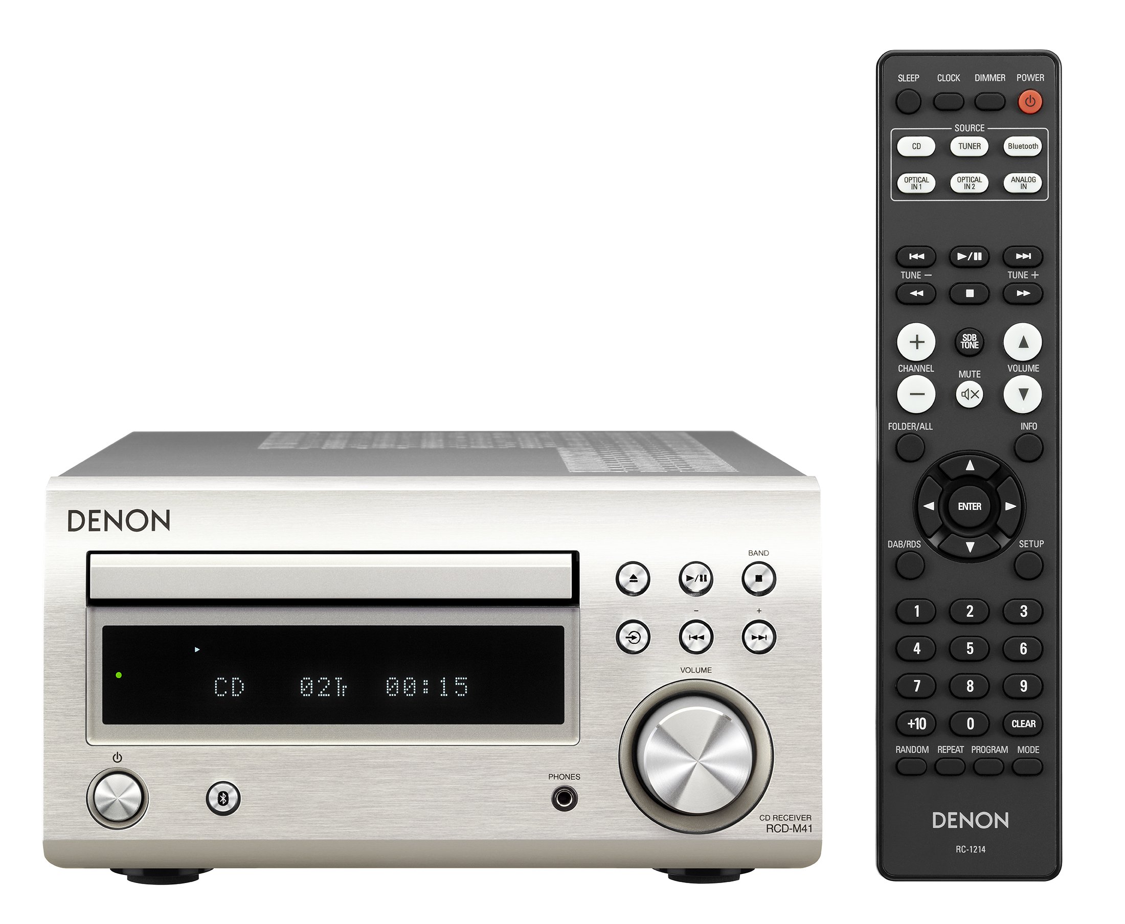 Amazon.co.jp: Denon CDミニコンポ プレミアムシルバー/チェリー [RCD