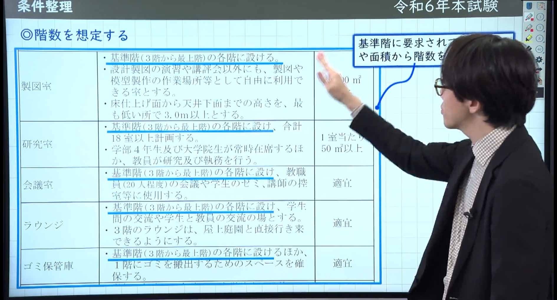 令和7年度 1級建築士 設計製図試験 受験生応援企画「オリジナル参考
