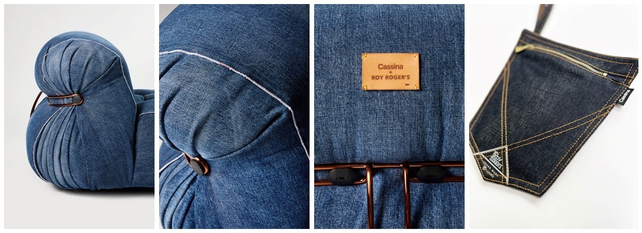CassinaがイタリアデニムRoy Roger'sとコラボレーション＜SORIANA