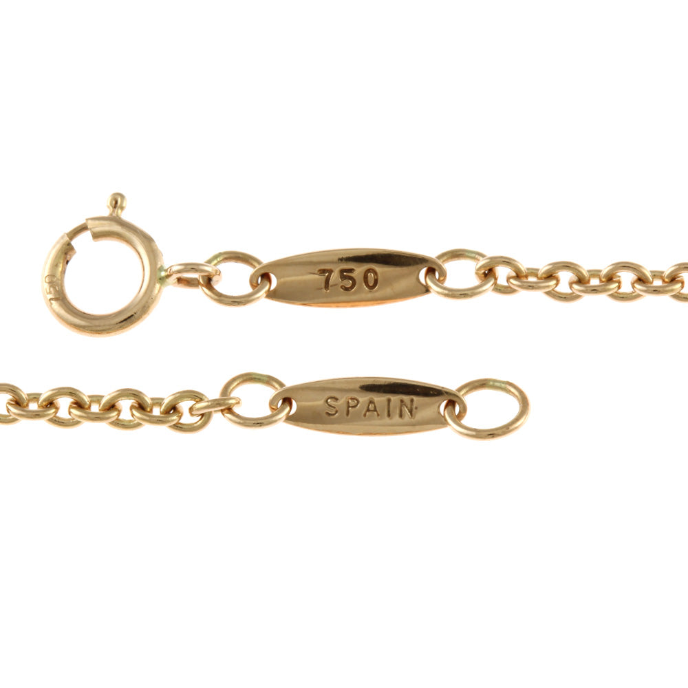 Tiffany & Co. Tiffany Open Heart Bracelet 18 Gold K18 Pink Gold