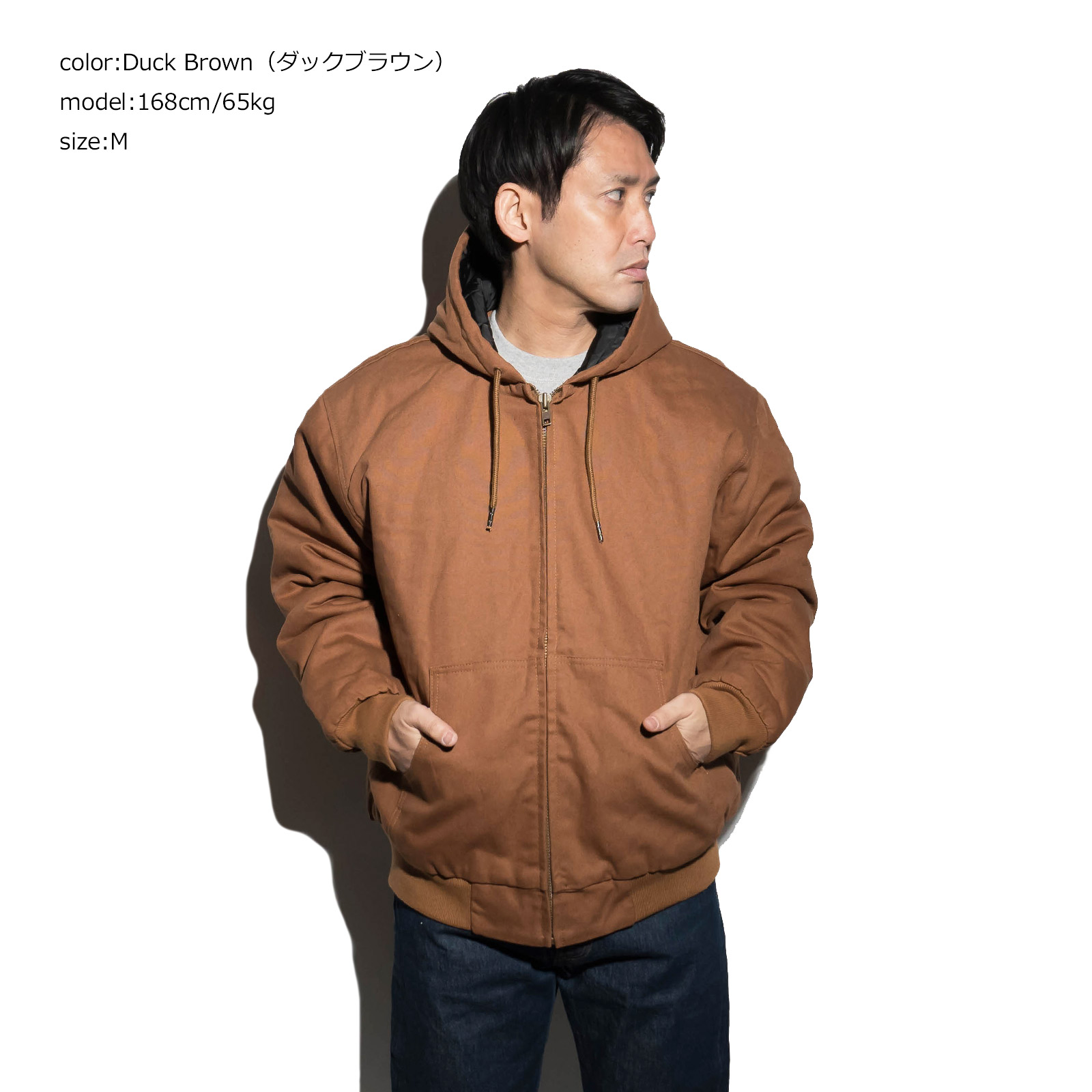 コーナーストーン CORNER STONE J763H ダッククロスフーデッドワーク