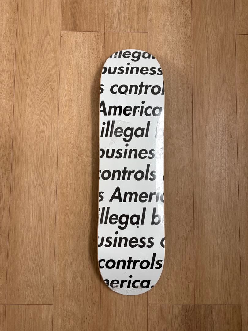 スケートボード Supreme Illegal Business Skateboard Deck SUPREME 'Illegal Business Controls America' (2017) Skateboard Deck