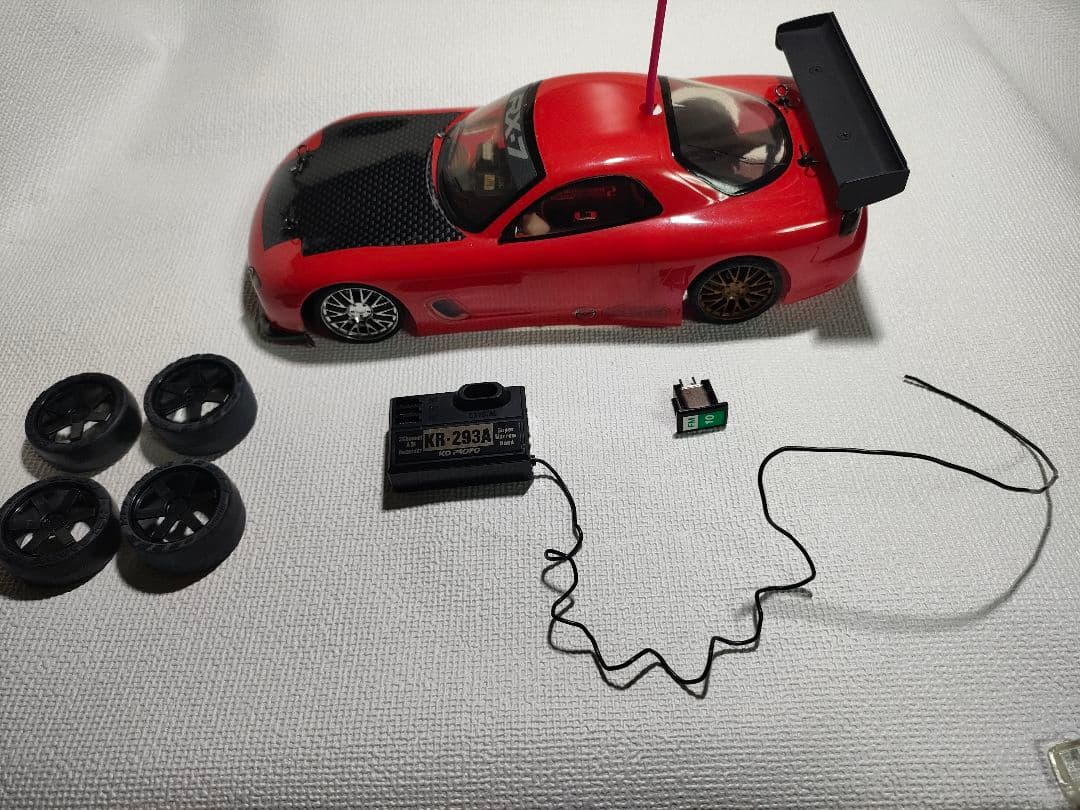 HPI マイクロRS4 1/18RCベルトドライブ4駆 メカ組込　マツダ RX7 617 MICRO RS4 DRIFT WITH MAZDA RX-7 FD3S BODY