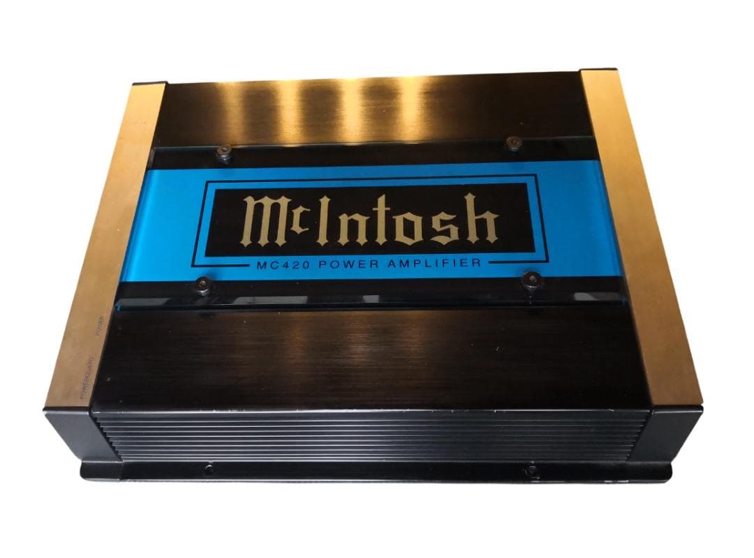 Mcintosh MC420 4ch カーオーディオアンプ 動作品 ☆Mcintosh マッキントッシュ MC420 4chパワーアンプ！美品！名機