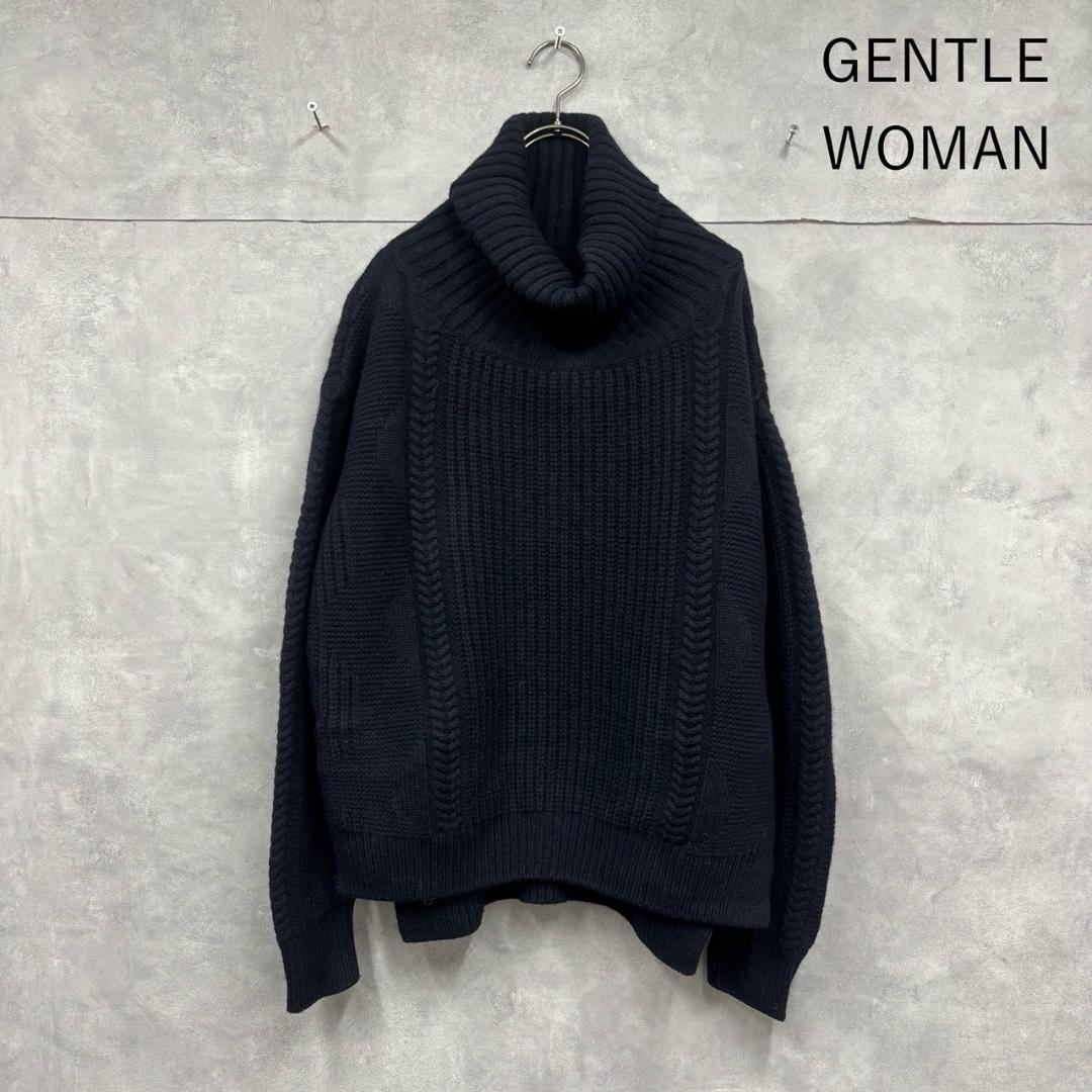 GENTLE WOMAN ドゥーズィエムクラス ハイネック ニット N4222 Deuxieme Classe（ドゥーズィエムクラス） ニット セーター * ミドル