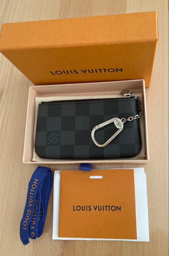 ティファニーゆみ　ルイヴィトンダミエ カードキーケースポシェット カードキーケース ポシェット・クレ ダミエ・グラフィット｜ルイ