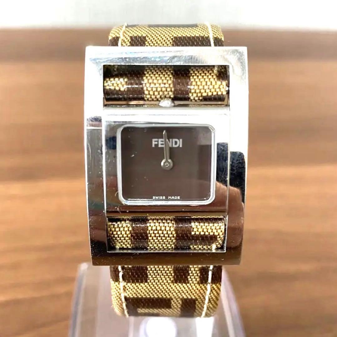 FENDI フェンディ ズッカ柄 FFロゴ クォーツ時計 楽天市場】【ウォッチ】FENDI フェンディ オロロジ ズッカ ブラック