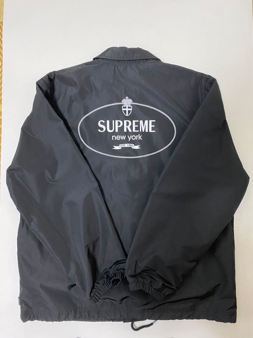 スケートボード Supreme Crest Coaches Jacket \"Black\"