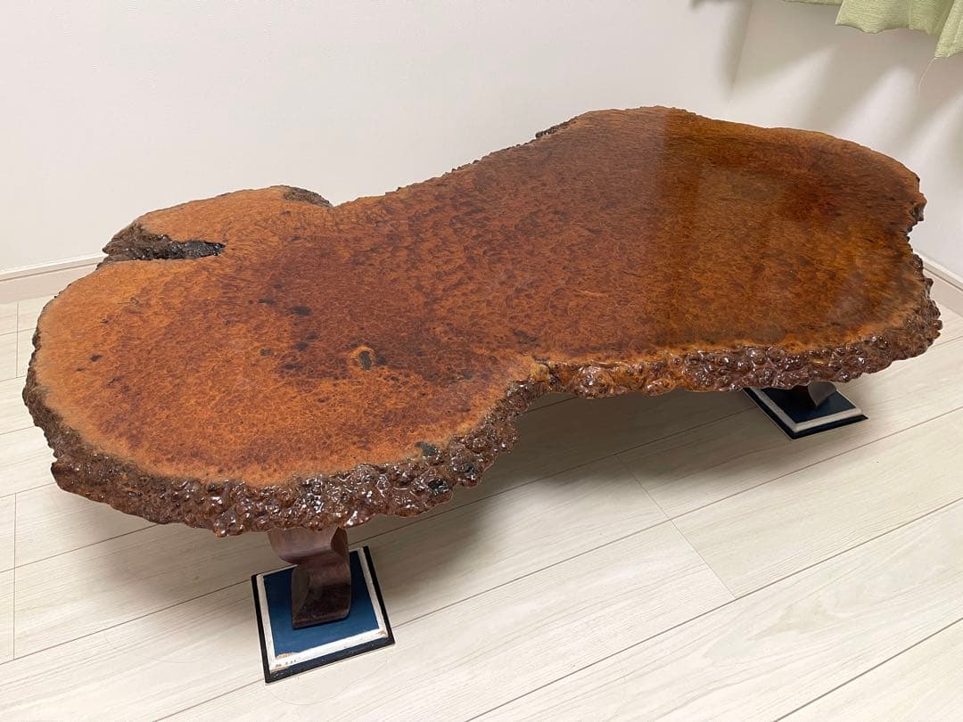 花梨 一枚板 テーブル 座卓 天然木 瘤 瘤杢 アンティーク 花梨瘤のテーブルの販売は馬場銘木へ。一枚板専門店ならではの品揃え