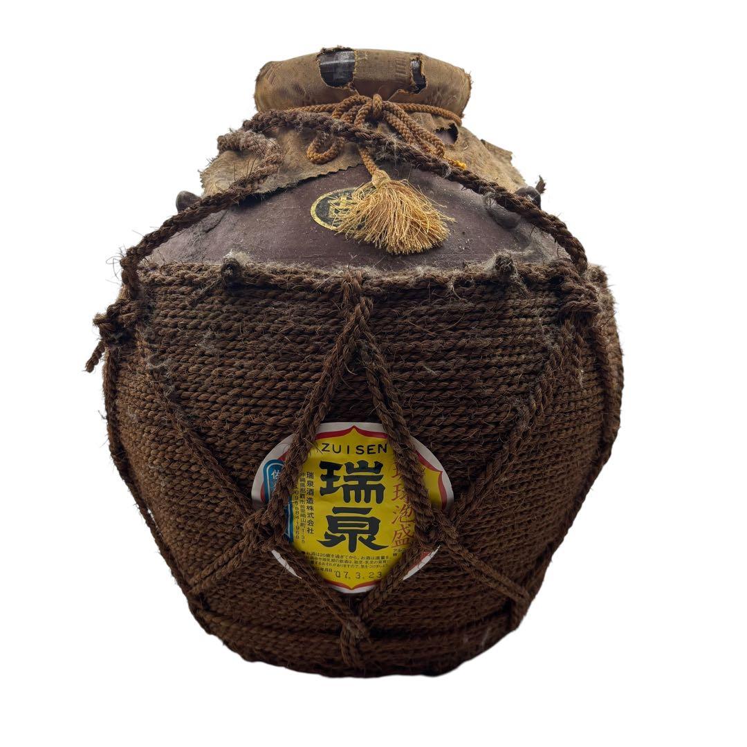 や*ま様 未開栓 瑞泉 琉球泡盛 43度 9L 5升 古酒 壺 縄包み 沖縄 や*ま様 未開栓 瑞泉 琉球泡盛 43度 9L 5升 古酒 壺 縄包み 沖縄