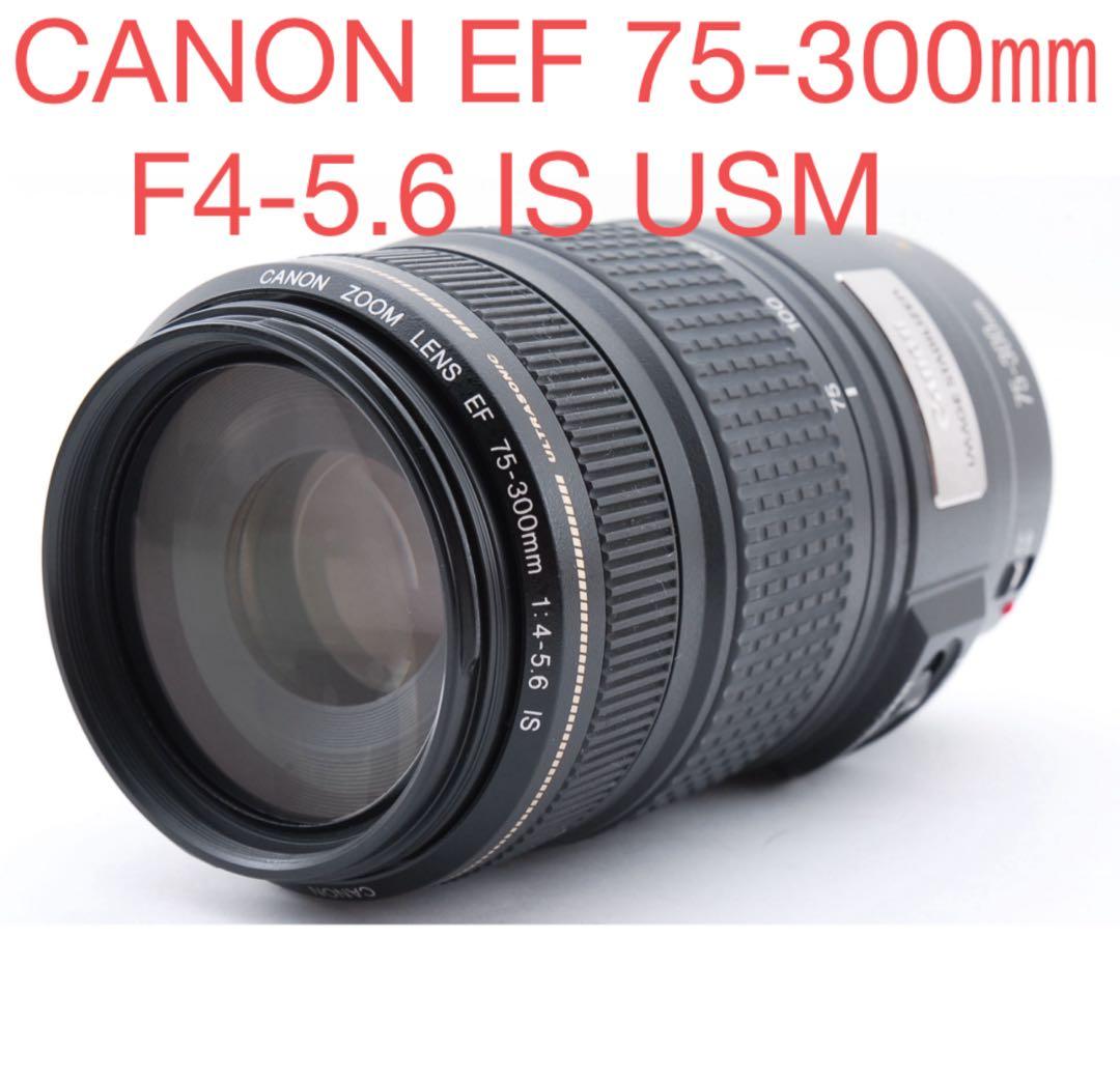 【手ブレ補正付き】 CANON EF 75-300㎜ F4-5.6 IS USM Canon EF 75-300mm f/4-5.6 III Lens 6473A003 - Adorama