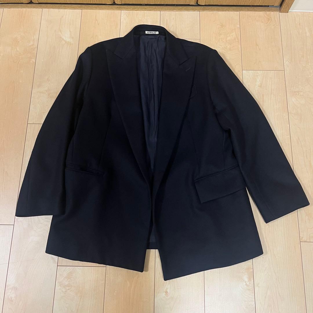 ジャケット・アウター AURALEE LIGHT MELTON DOUBLE-BREASTED JA LIGHT MELTON DOUBLE-BREASTED COAT (A20AC01LM) | AURALEE / JACKET