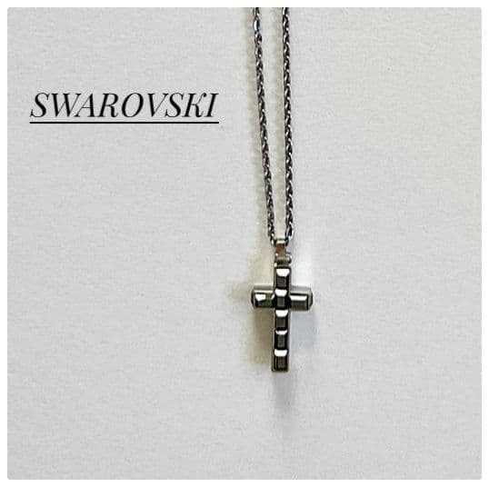SWAROVSKI スワロフスキー ネックレス クロス 十字架 - メルカリ