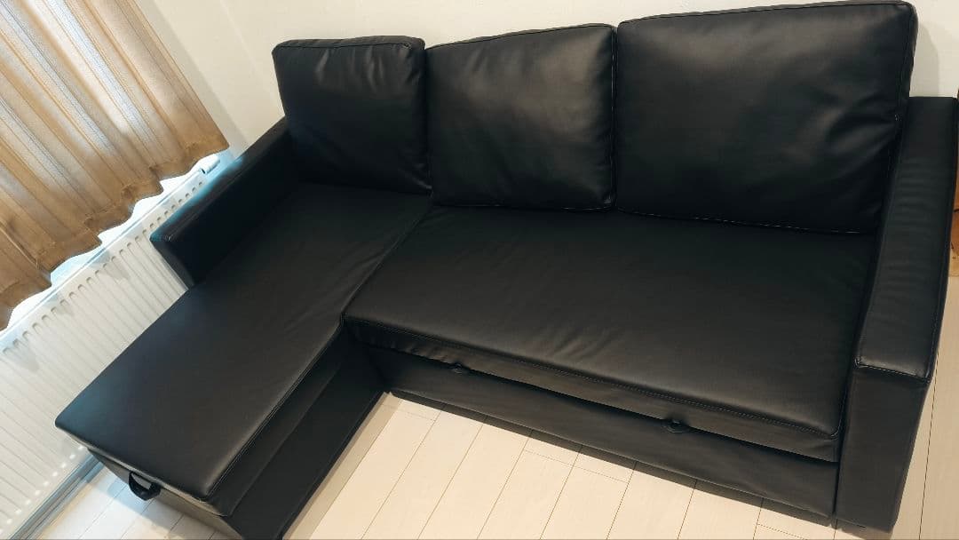 ニトリ ソファ Nシールド ノアーク２ DBR 傷・汚れに強い コーナーソファベッド 収納付き 合皮タイプ (ノアーク2