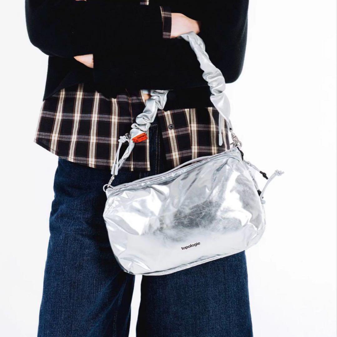 新品☆topologieトポロジー ボトルサコッシュラージ＋ストラップ