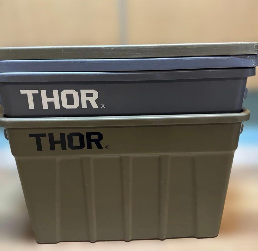 k*n様 THOR 75L コンテナボックス　2個セット｜アウトドア・収納｜中古 楽天市場】【3/4限定！先着5名様50％OFFクーポン配布中】 収納ボックス
