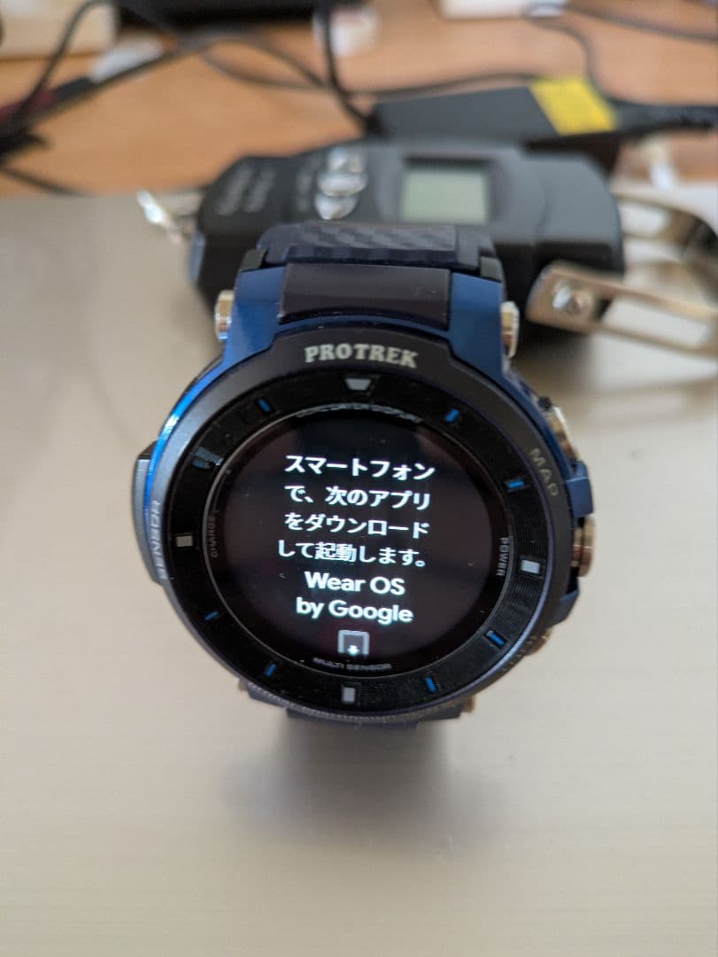 稼働品 初期化済み　CASIO PROTREK スマートウォッチ　WSD-F30 CASIO◇Smart Outdoor Watch PRO TREK Smart WSD-F30-RG [オレンジ