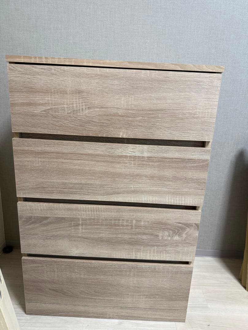 チェスト　4段　ライトナチュラル　ウッドチェスト ウッドチェスト｜4段｜ライトナチュラル K296229 │【公式】SIMPLE