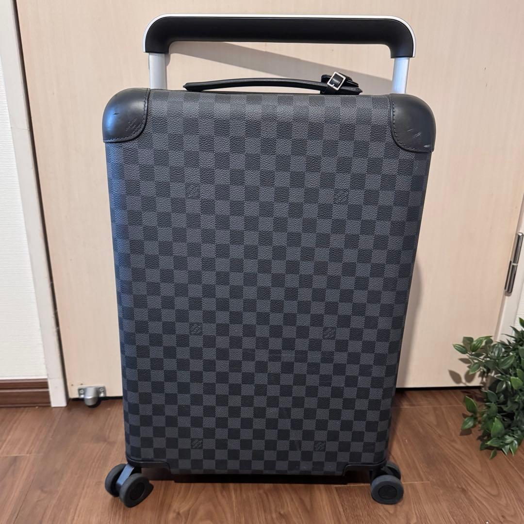 ルイヴィトン ダミエパターン TSAロック付きキャリーケース LOUIS VUITTON（ルイ・ヴィトン） ホライゾン 55 スーツケース ダミエ