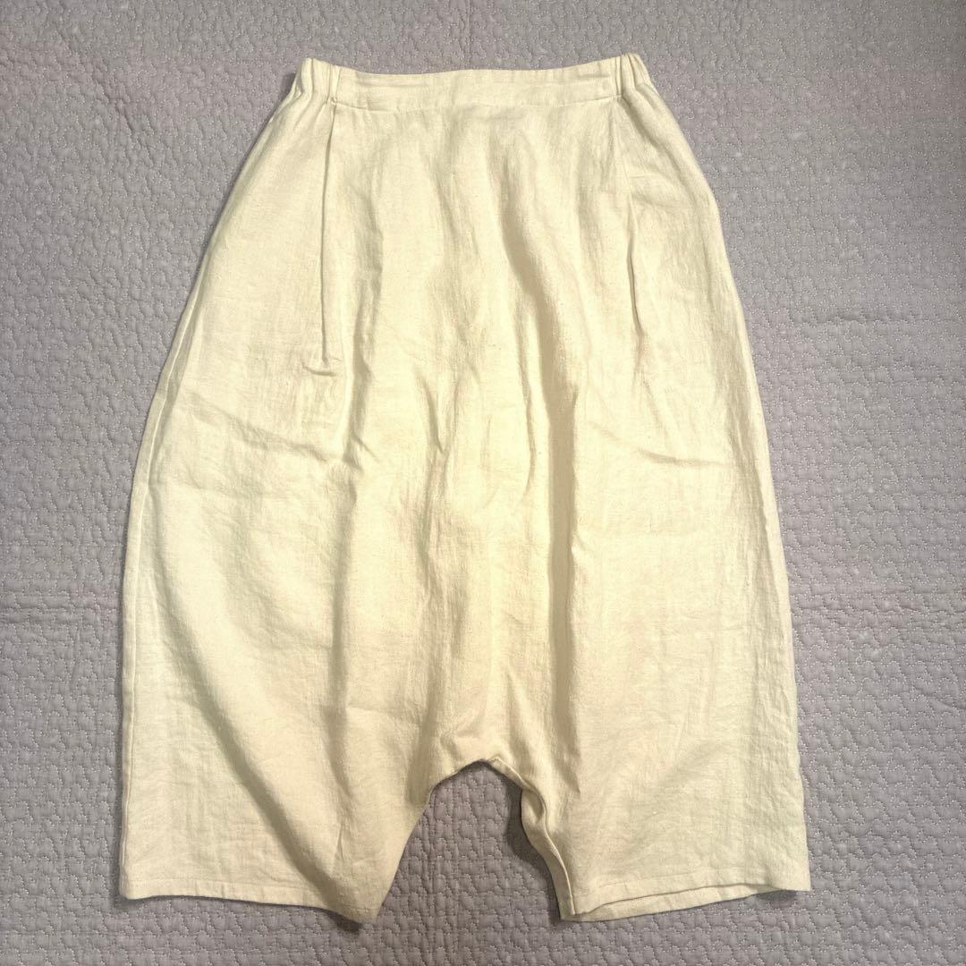 evam eva ライジングリネンサルエルパンツ evameva (エヴァムエヴァ) raising linen sarrouel pants / レイジング