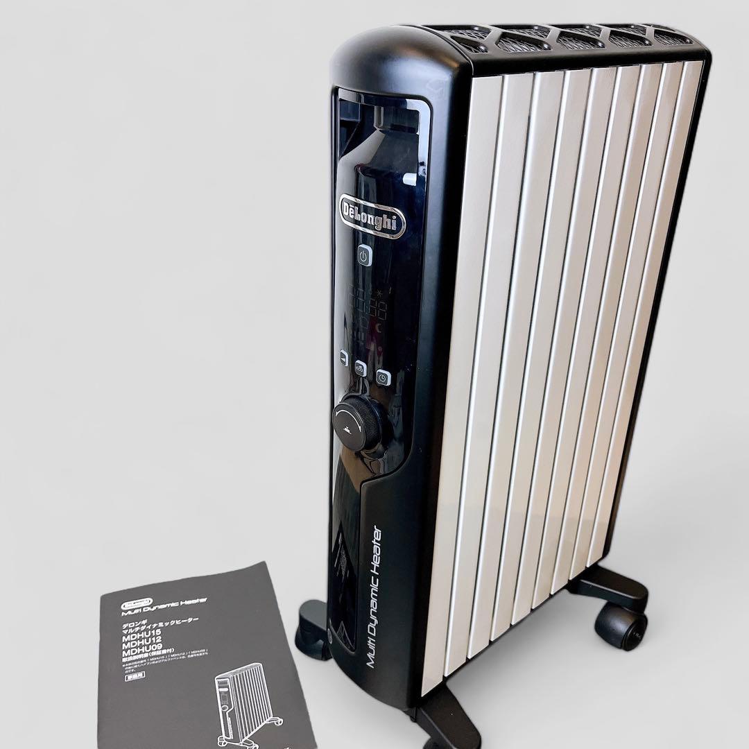 【美品】デロンギ マルチダイナミックヒーター MDHU12-BK ホワイト 価格.com - 『24時間デジタル表示で設定可能なタイマー』デロンギ