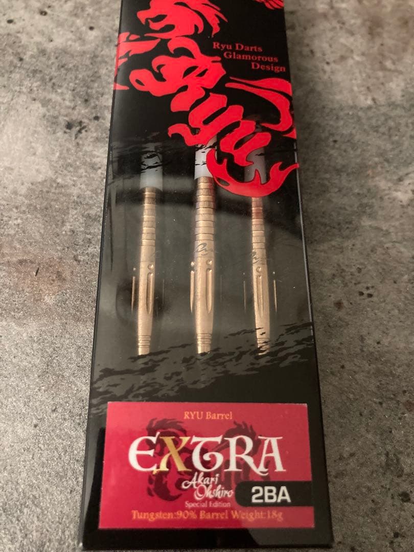 AKARI EXTRA 2BA 大城明香利モデル エクストラ　ゴールド版 バレル【リュウダーツ】AKARI エクストラ ファーストエディション 大城