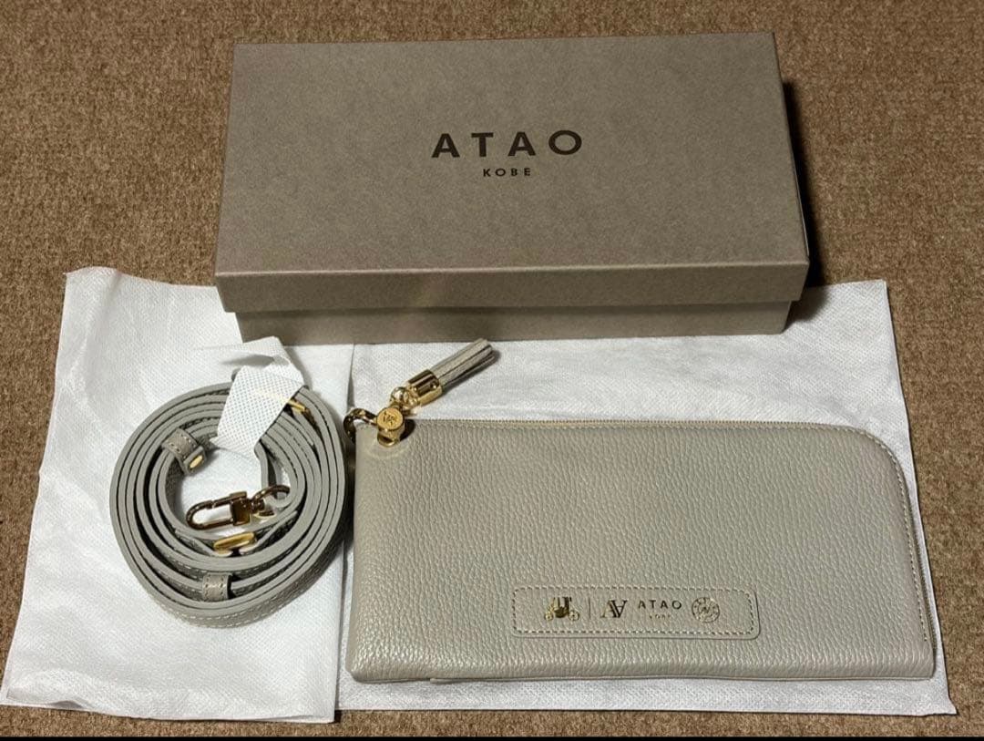 ATAO アタオ　Batty バティ　長財布 ATAO - アタオ☆ATAO☆Batty バティ☆バッグにもなる長財布 数回使用品