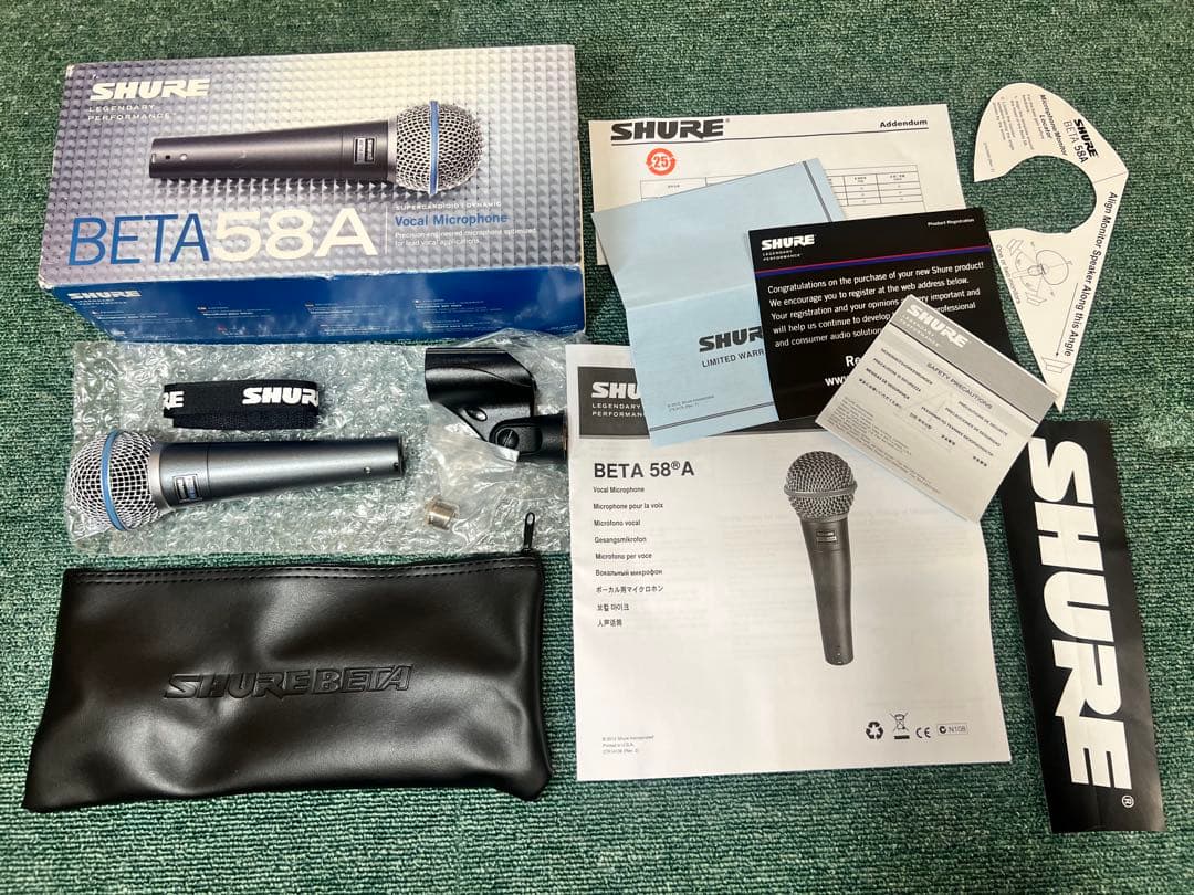 【新品未使用】SHURE BETA 58A ダイナミックマイク 楽天市場】Shure BETA58A ダイナミックマイク | BETA58 BETA 58A-J 超