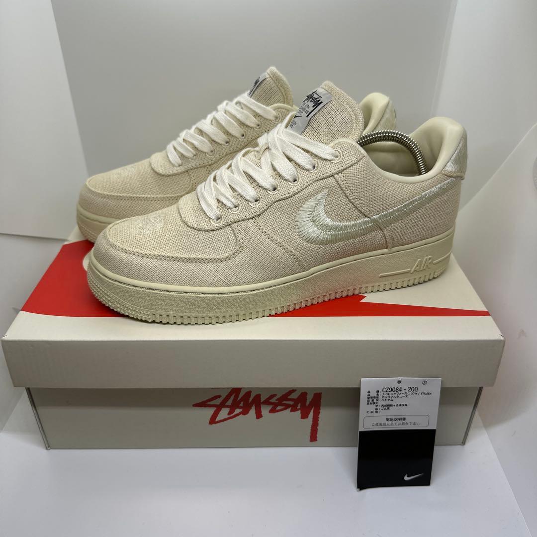 新品 Stussy × Nike Air Force 1 Low Size 11 - Nike Stussy x Air Force 1 Low Fossil for sale online | eBay