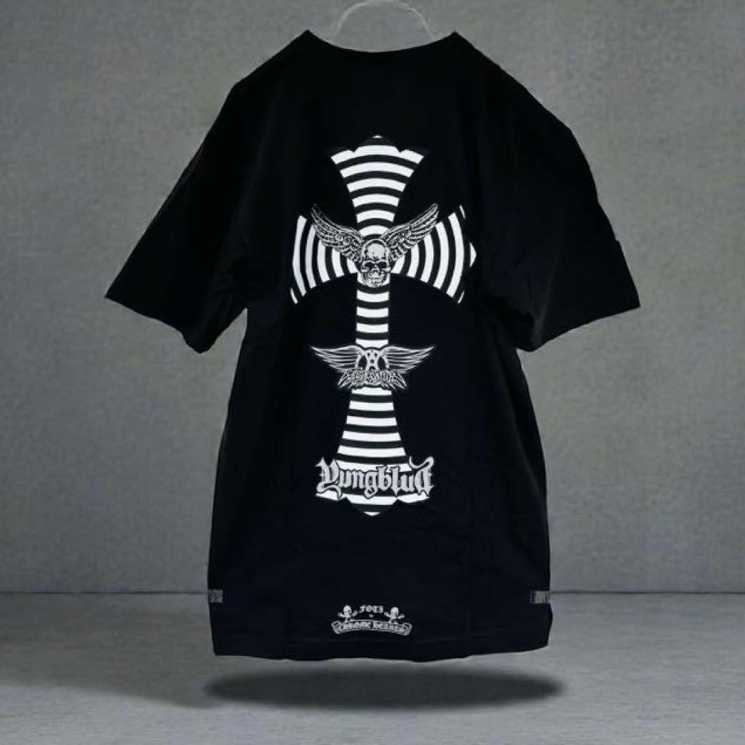 クロムハーツ青山限定 FOTI エアロスミス YUNGBLUD コラボ Tシャツ 新作】 クロムハーツ青山限定 エアロスミス FOTIトリプルコラボ T