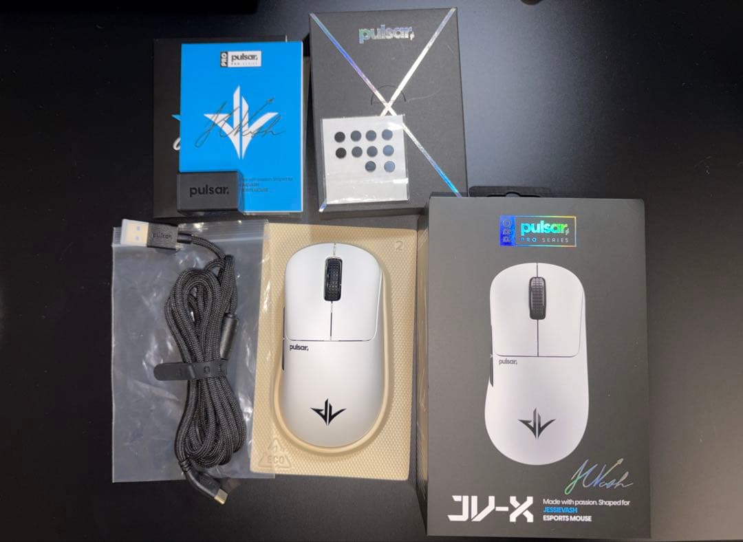 【基本即日発送】Pulsar Proseries JV-Xホワイト マウス Pulsar Pro Series JV-X Medium Gaming Mouse – Pulsar Gaming Gears