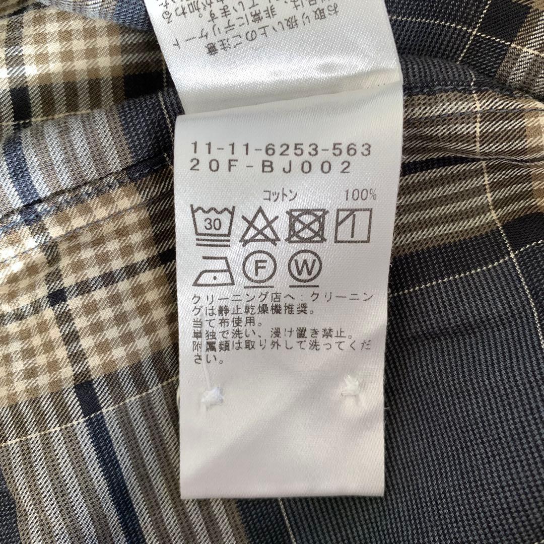 BEAMS JAPAN ビッグシルエット チェックシャツ ビームスジャパン ML