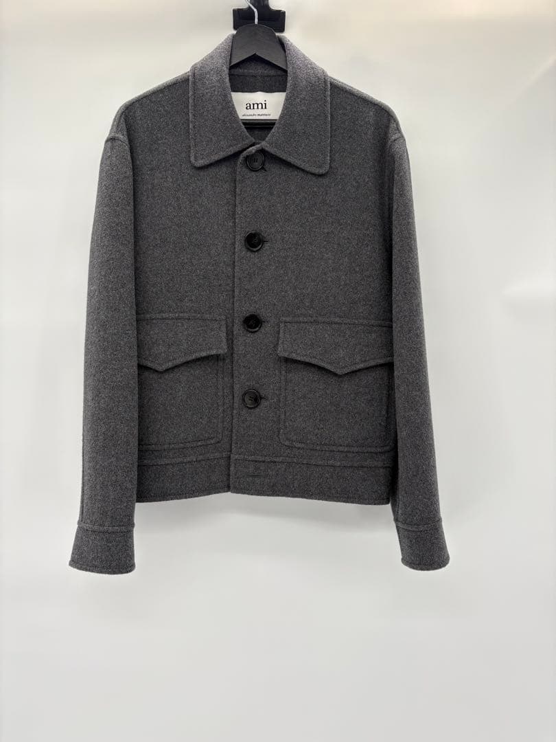 AMI PARIS アミパリス ウール カシミア ショートコート UJK212 AMI PARIS アミパリス ウールフェルト ダッフルコート H18M303.221