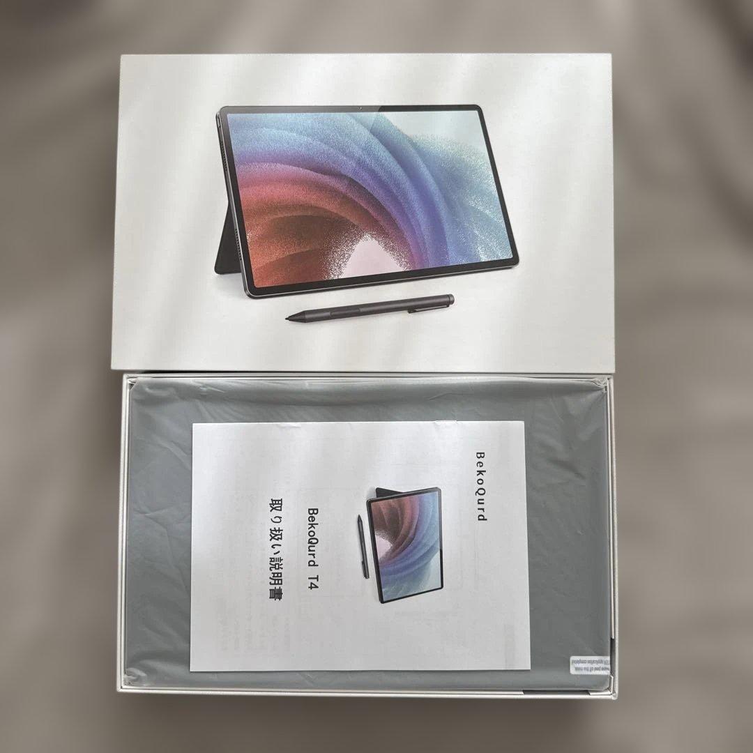 【極美品】BekoQurd タブレット 11インチ ペン・スタンド付 専用ペン付属】高画質な11インチタブレットは、専用のスタイラスや