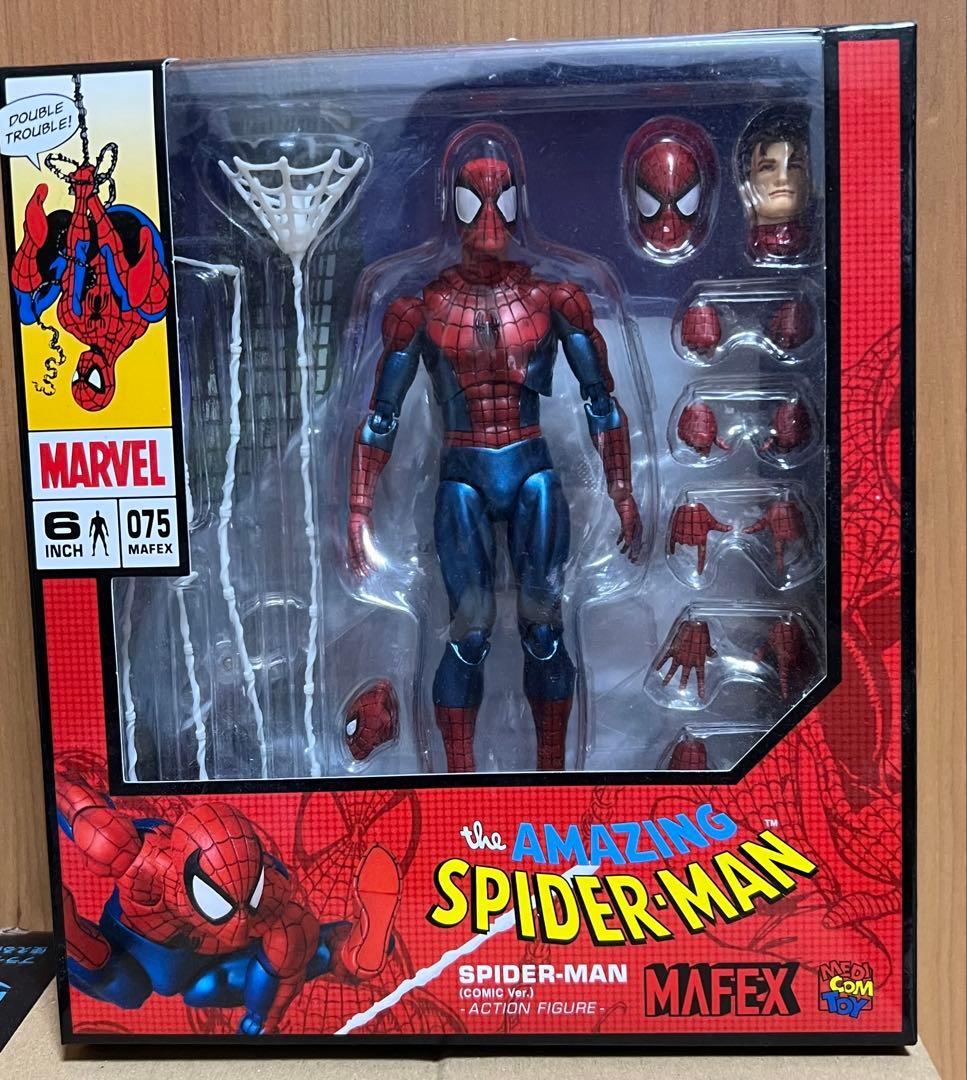 【新品未開封】MAFEX スパイダーマン (COMIC Ver.) No.075 メディコムトイ MAFEX マフェックス No.075 アメイジング