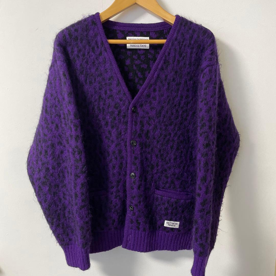 トップス WACKOMARIA LEOPARD HEAVY MOHAIR CARDIGAN WACKO MARIA (ワコマリア) LEOPARD HEAVY MOHAIR CARDIGAN(レオパード