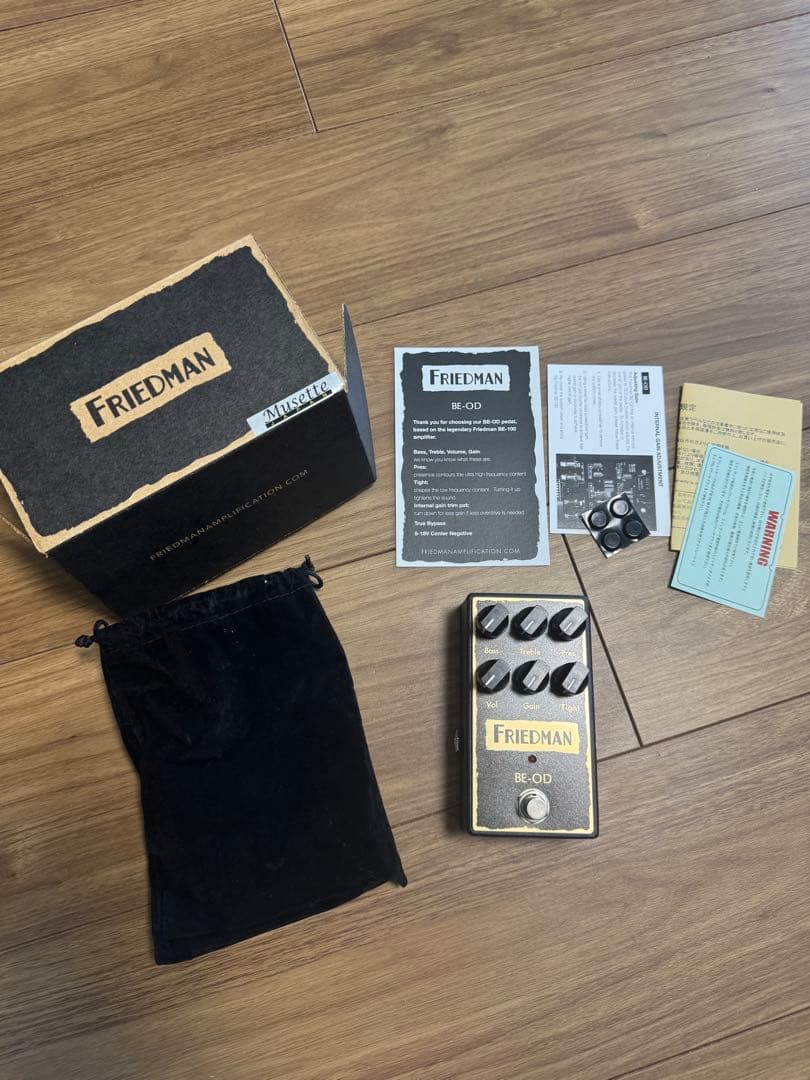 Friedman BE-OD オーバードライブペダル BE-OD DELUXE - Friedman Amplification