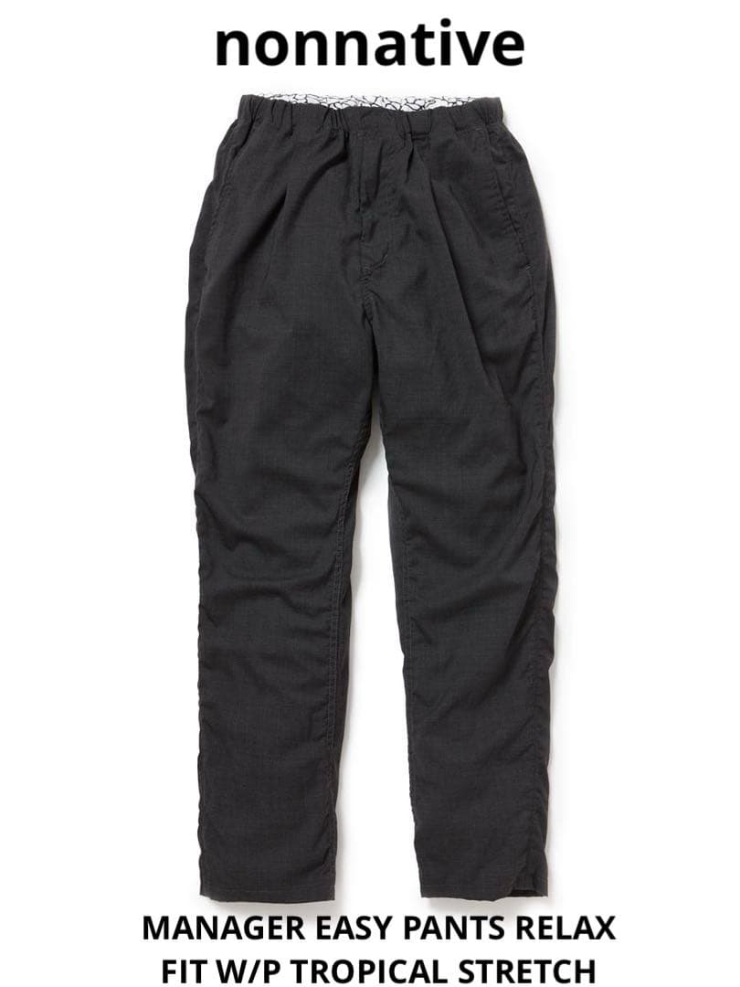 パンツ nonnative MANAGER EASY PANTS RELAX FIT nonnative（ノンネイティブ） 19SS MANAGER EASY PANTS RELAX FIT