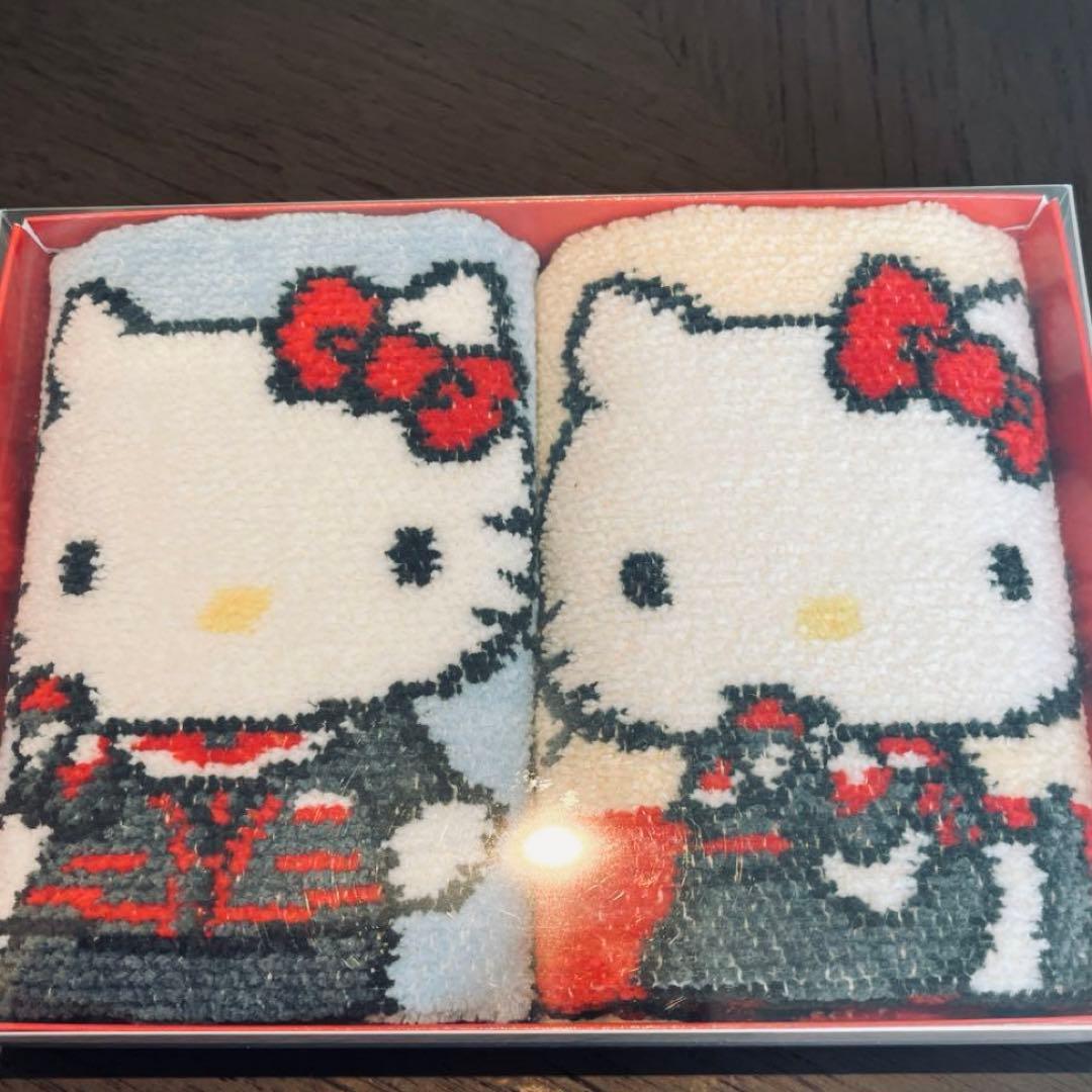 機内販売限定】JAL ハローキティ フェイラーCA ハンカチセット - メルカリ