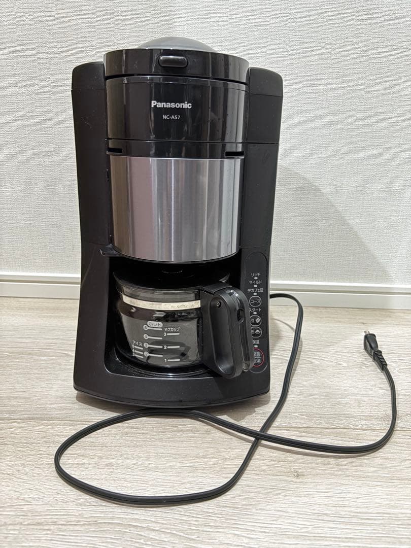 Panasonic パナソニック 沸騰浄水コーヒーメーカー NC-A57-K 楽天市場】パナソニック 沸騰浄水コーヒーメーカー NC-A57-K ブラック