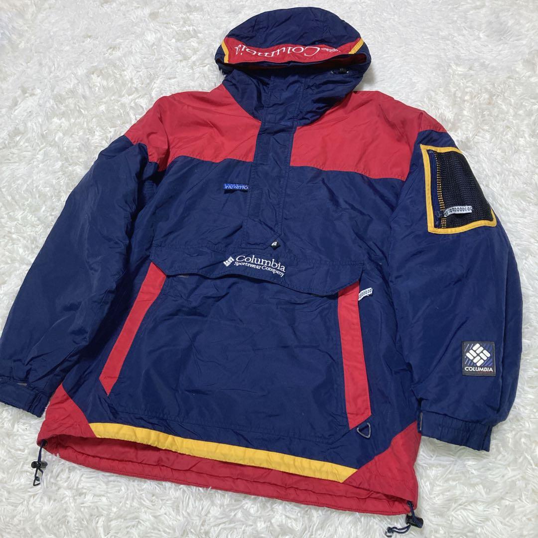 ⭐︎人気⭐︎コロンビア　Columbia チャレンジャーアノラックパーカー　90s 中古・古着通販】Columbia (コロンビア) 90sアノラックパーカー