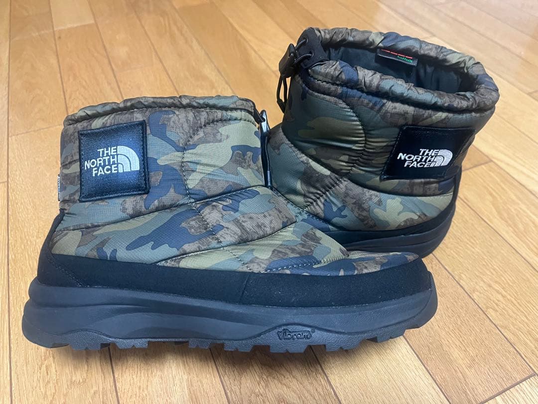 ノースフェイス　ヌプシブーティ　WP Logo Short SE NF52271 THE NORTH FACE NUPTSE BOOTIE WP LOGO SHORT SE アイスダイプリント