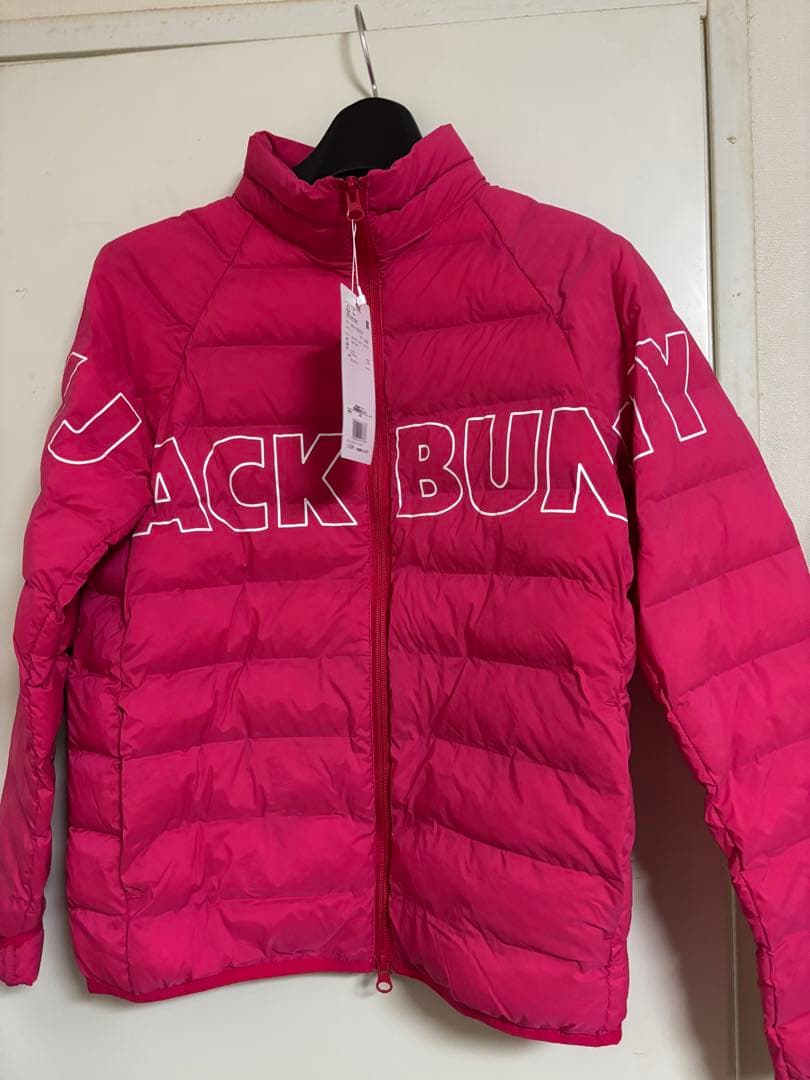【新品】ジャックバニー レディース ダウンジャケット ピンク Jack Bunny!!（ジャックバニー） 【超美品】ジャックバニー ダウン
