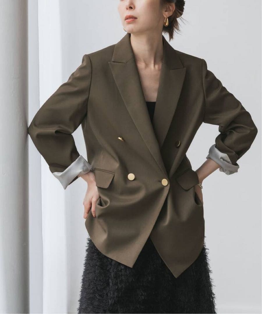 NOBLE エステルツイルピークドラペルジャケット NOBLE｜エステルツイルピークドラペルジャケット | Rakuten Fashion