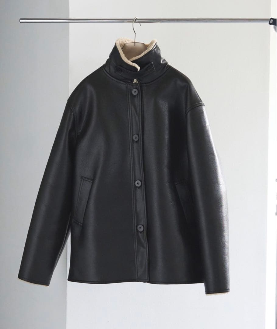 anuke/アンヌーク Boa Flight Jacket 36 - メルカリ