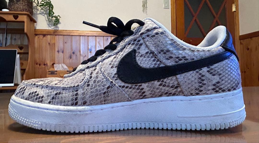 ナイキ エアフォース1 ロー \"スネークスキン　26.5cm