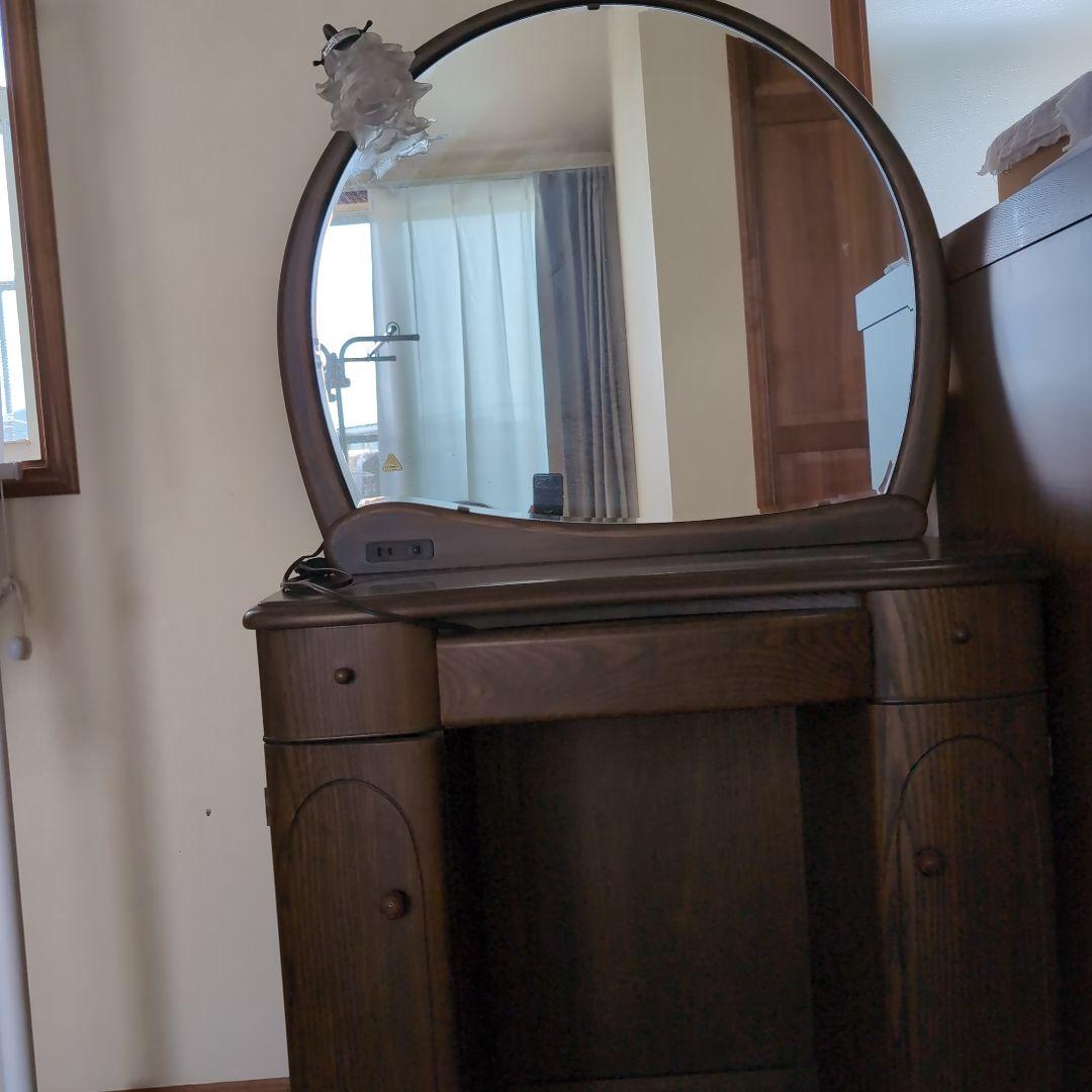 クラシックブラウンドレッサー・鏡台 楽天市場】ゴシック（カラーブラウン）（ドレッサー・鏡台｜収納家具