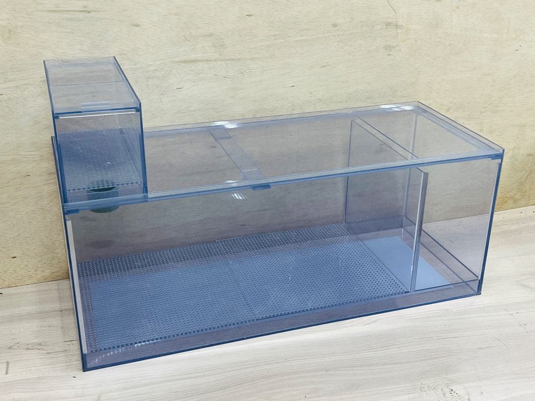 750×300×300 二層式　塩ビ濾過槽+ウールBOX ウェット式濾過槽（ウールBOX付）（600×400×300）｜すいそうやさん